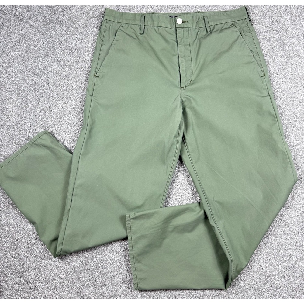 Levi's California Men's Chino Pants 34x29 Olive Green Straight Flat Front Cotton